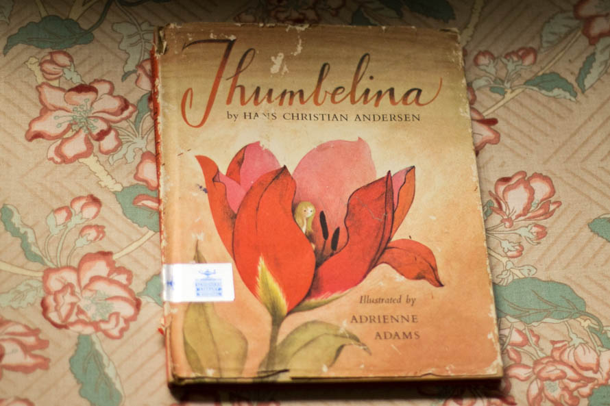 Public Domain Images- Vintage Book Children's Thumbelina Illustrations