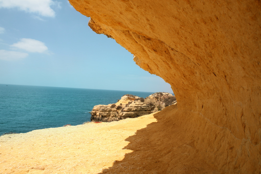 Public Domain Images Beach Blue Sky Beach Tan Cliff